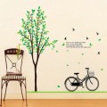 Bicycle Beside the Tree Wall Sticker